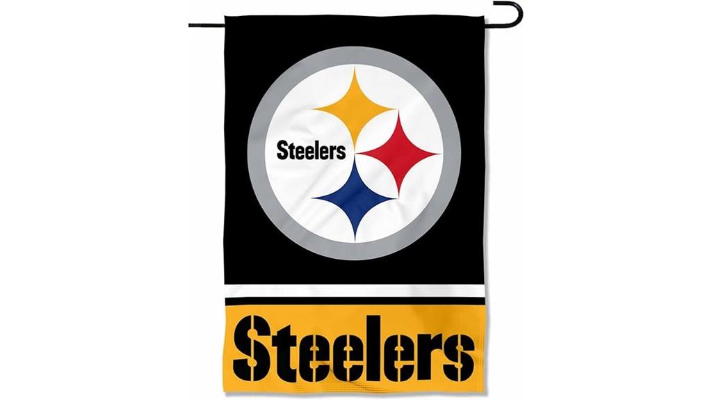 steelers double sided flag