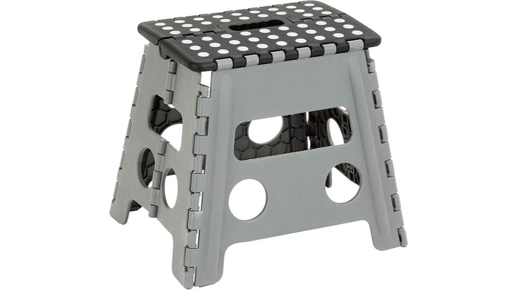 sturdy anti slip folding stool