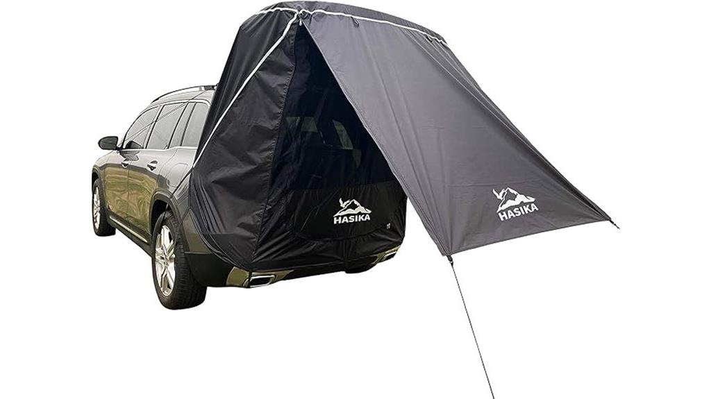 suv camping tent features