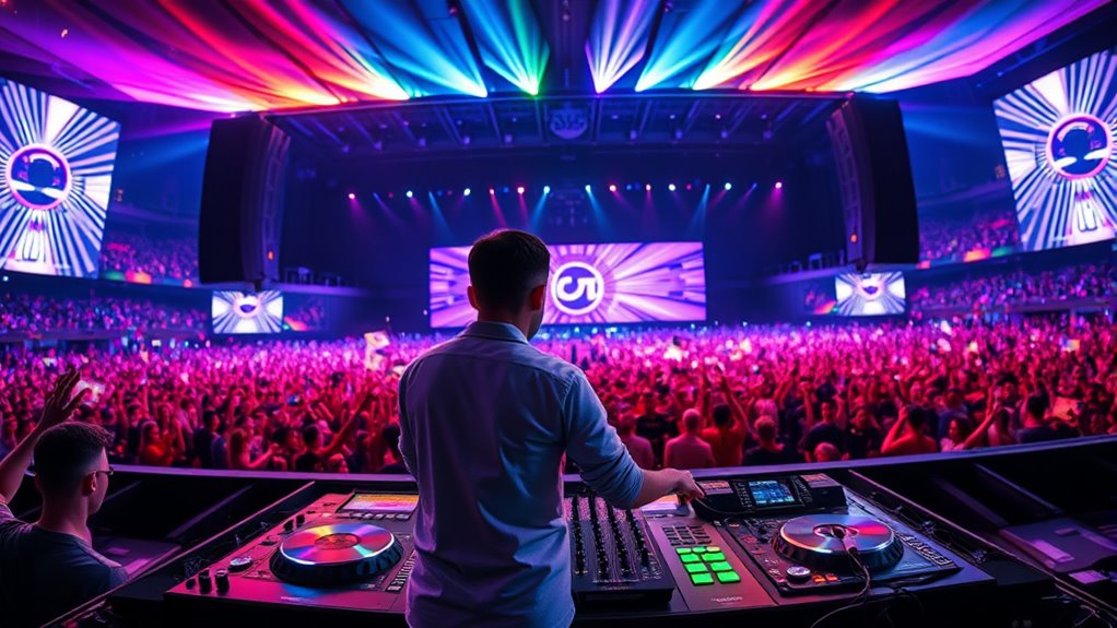 switch tracks based on crowd cues