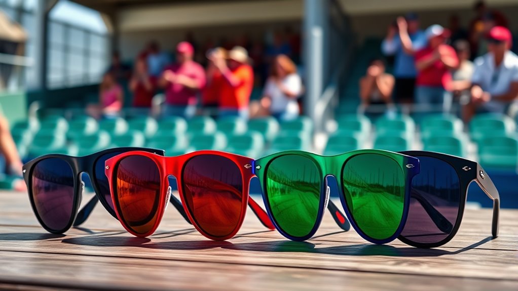 team colored polarized sunglasses