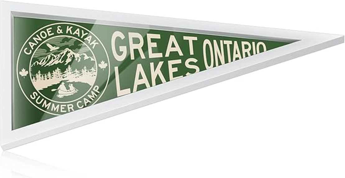 team flag display frame