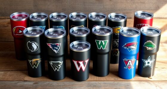 team logo spill proof tumblers