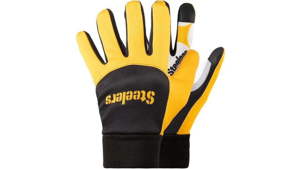 team logo texting gloves