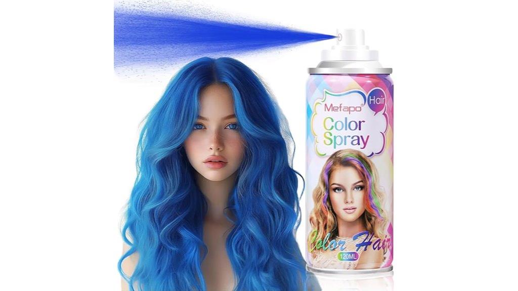 temporary color spray