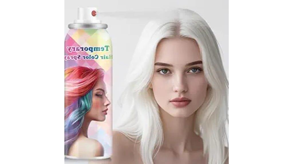 temporary hair color spray