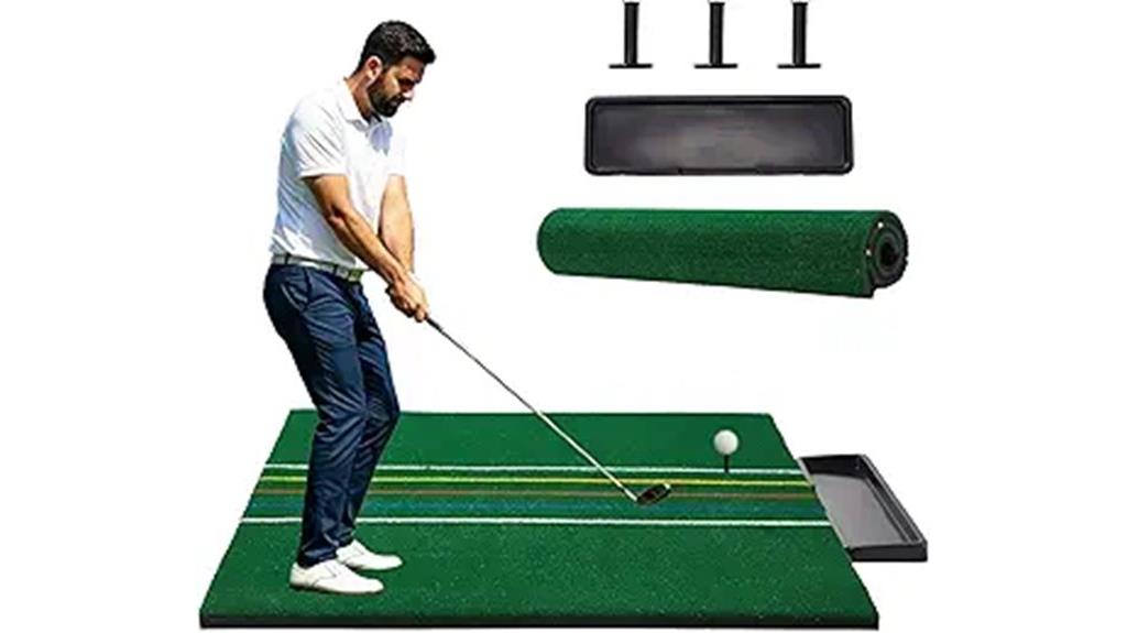 thickened golf practice mat