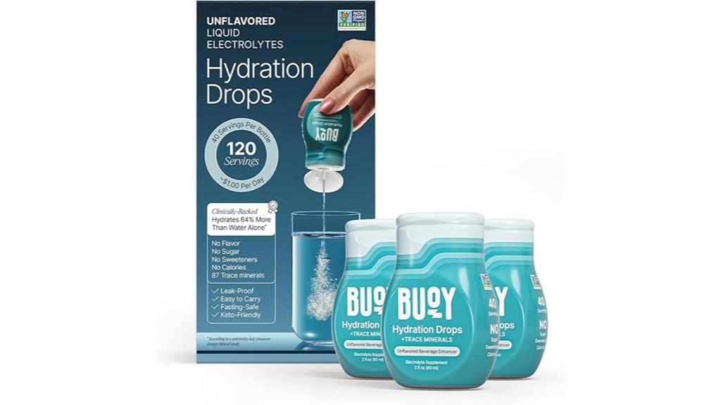 three pack electrolyte drops