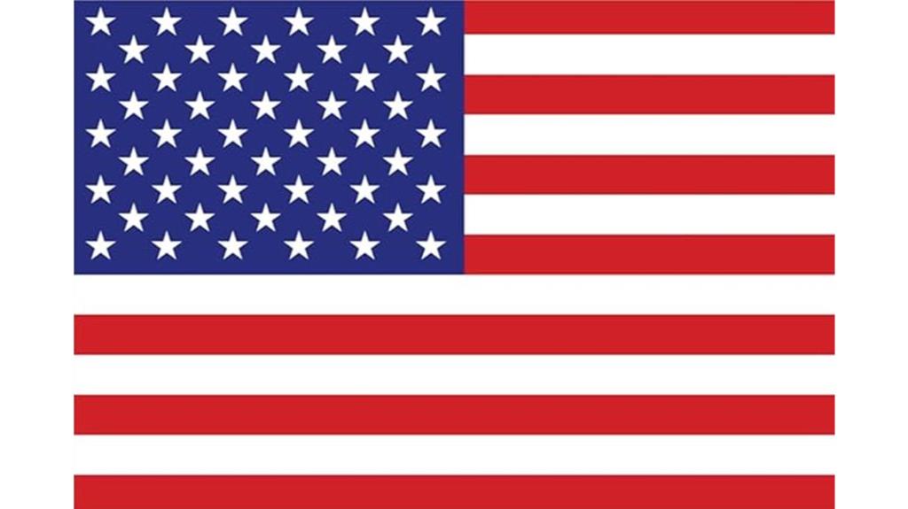 three patriotic truck magnets