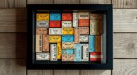 ticket stub shadow box frames