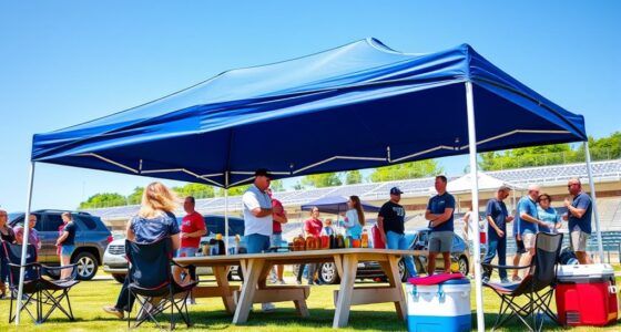 top 10x10 tailgate canopies