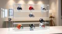 top acrylic helmet display shelves