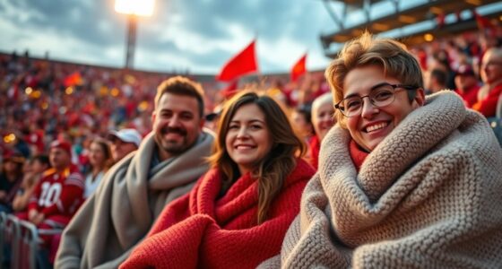 top battery heated stadium blankets