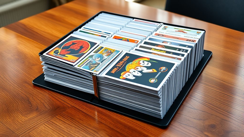 top card binder storage