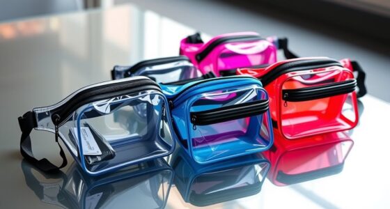 top clear stadium fanny packs