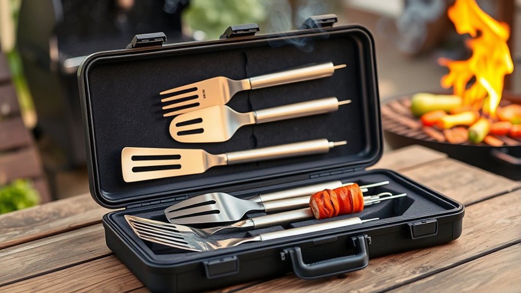 top grill utensil set options