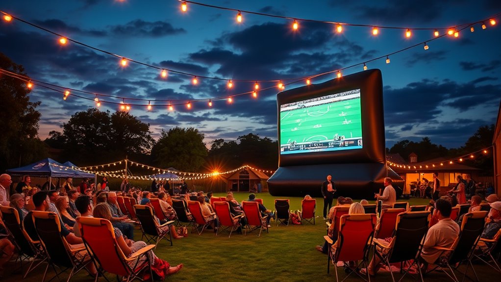 top inflatable outdoor screens