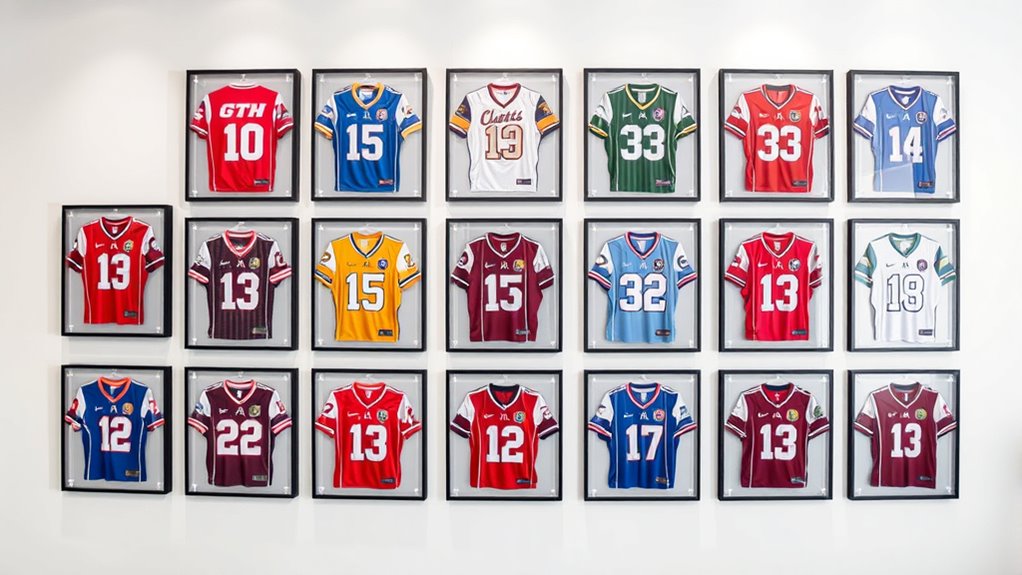 top jersey display frames