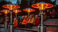 top outdoor bleacher heaters