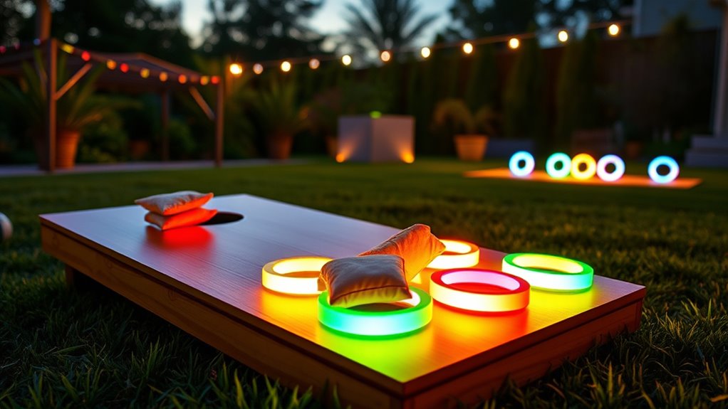 top rechargeable cornhole lights