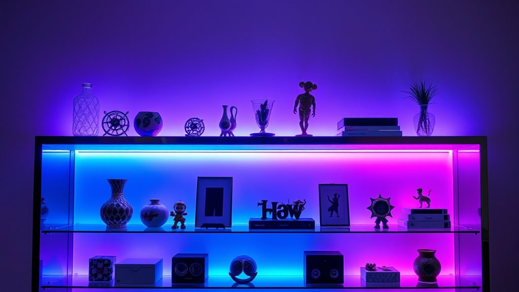 top shelf led lighting
