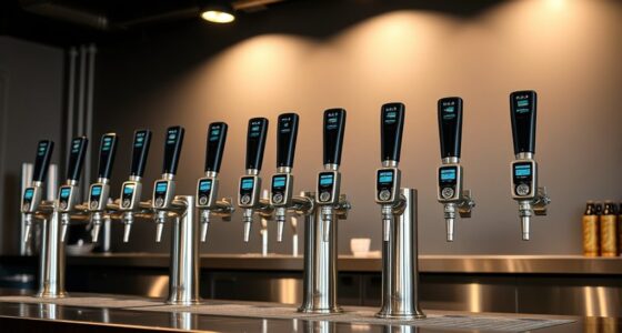 top stainless growler tap systems