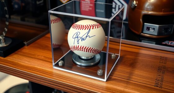 top uv protected ball display cases