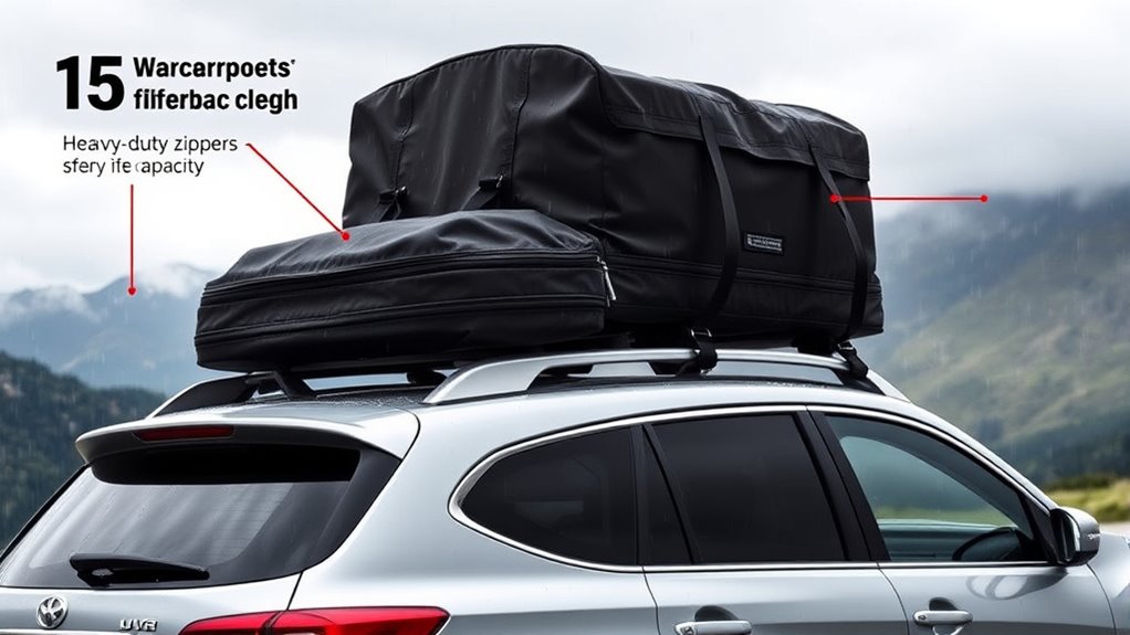 top waterproof roof cargo bags