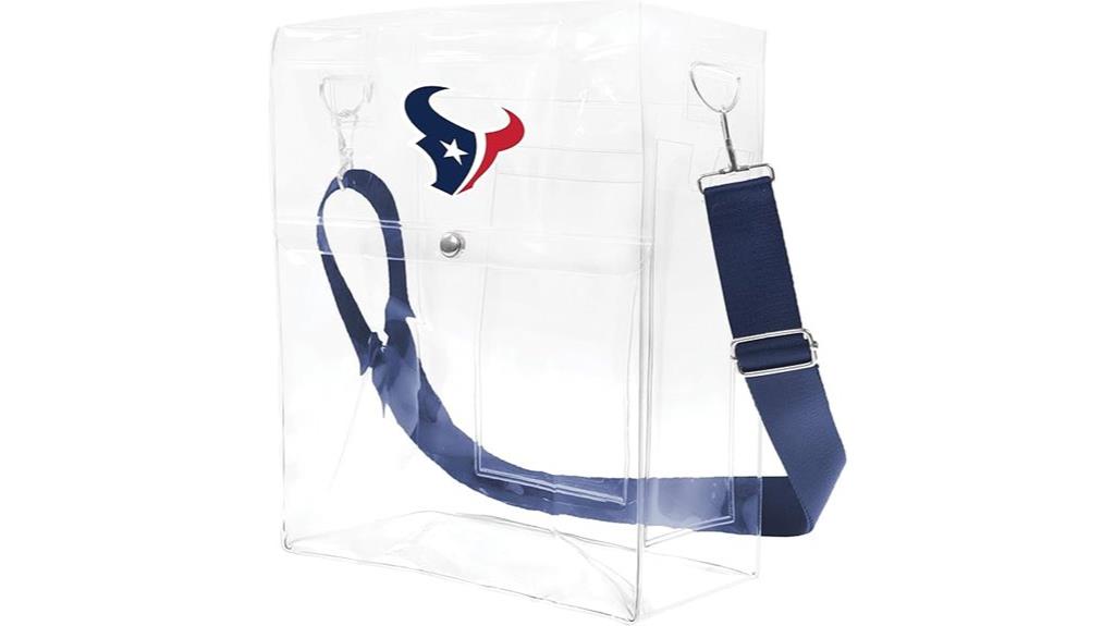 transparent ticket holder bag