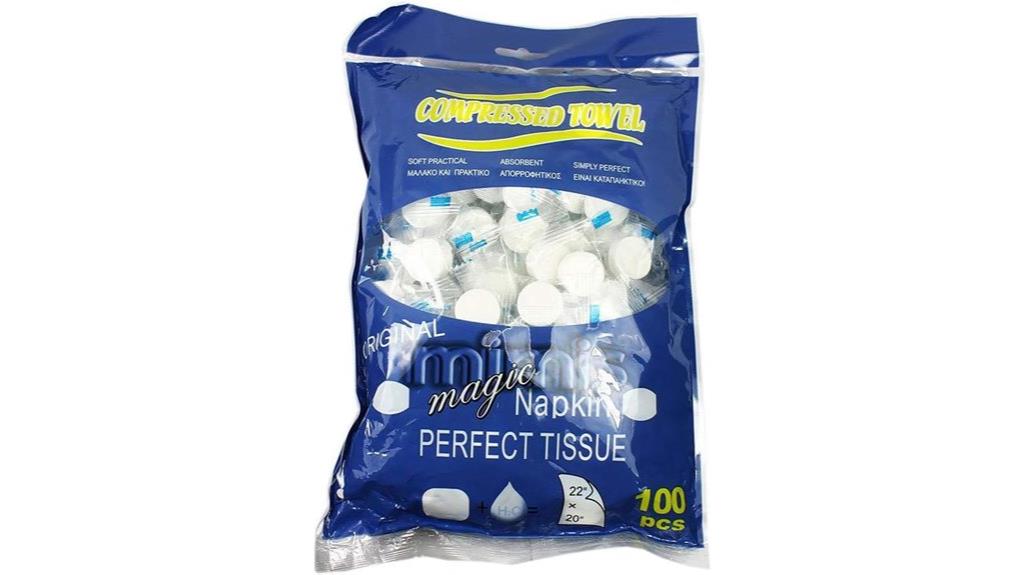 travel sized towel pack