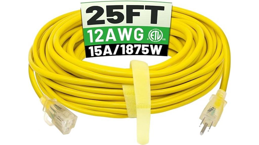 twenty five foot extension cord