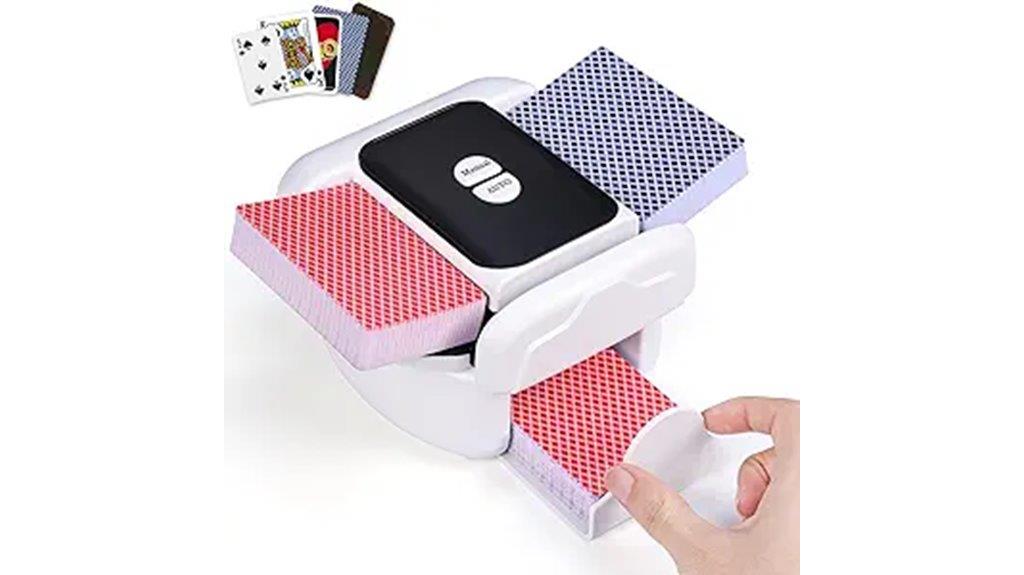 two deck automatic shuffler
