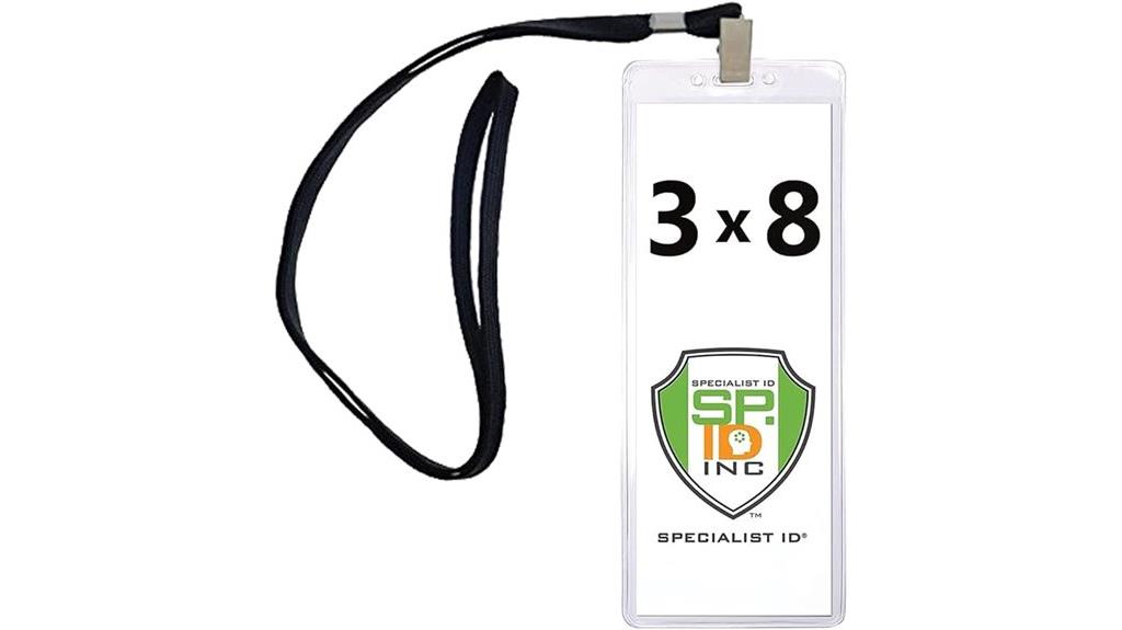 two pack badge holder set