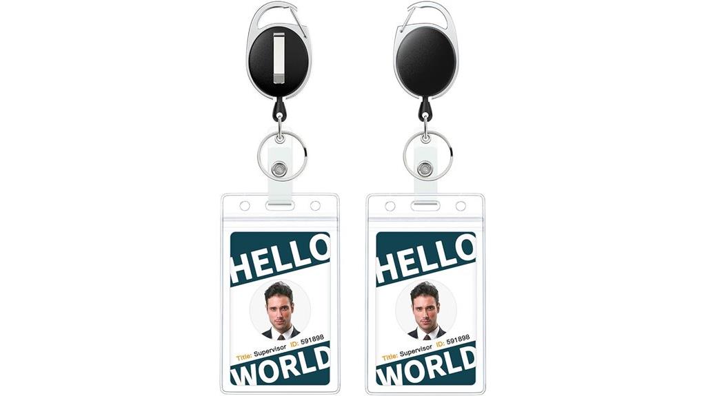 two pack badge reel