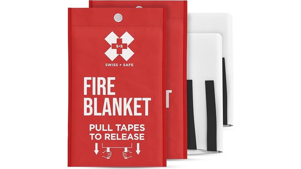 two pack fireproof blankets