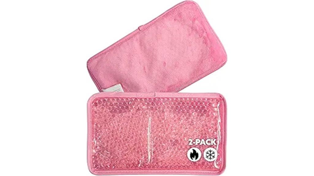 two pack plush gel ice