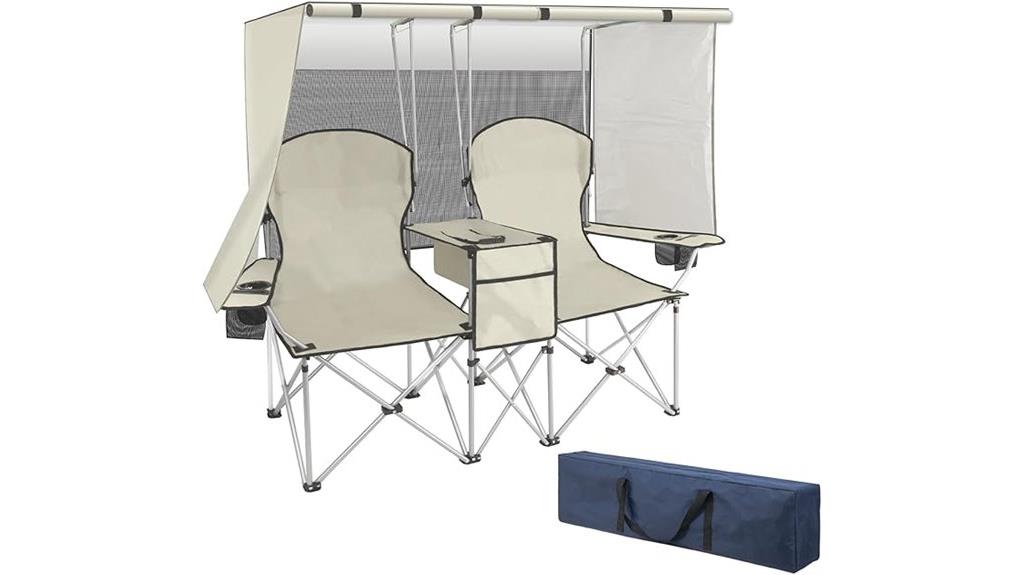 two person canopy chair