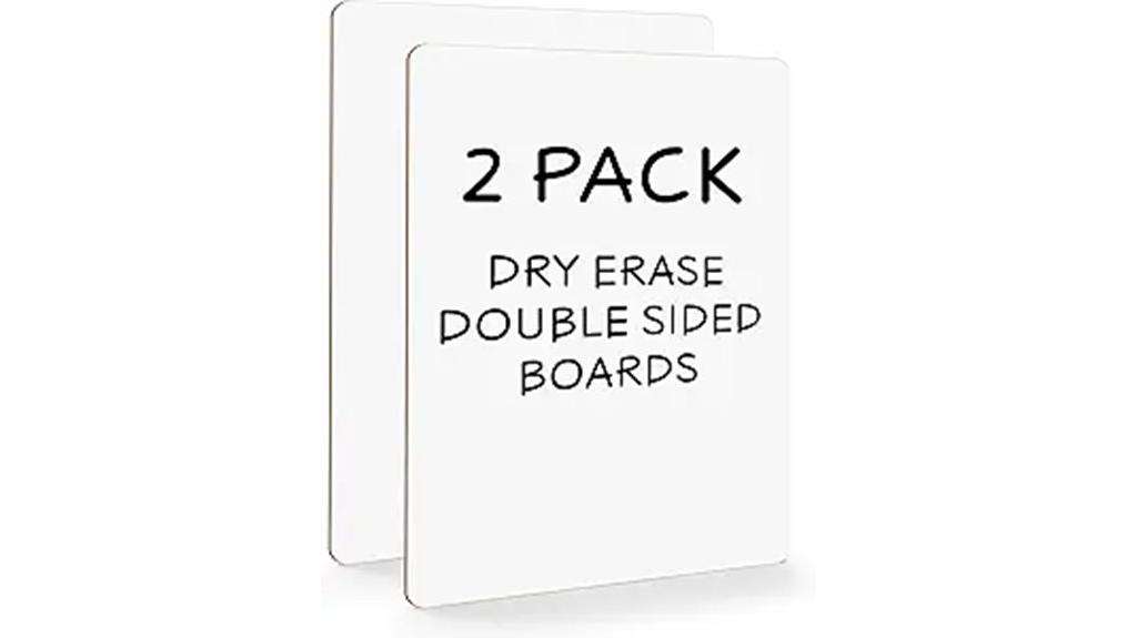 two white boards pack