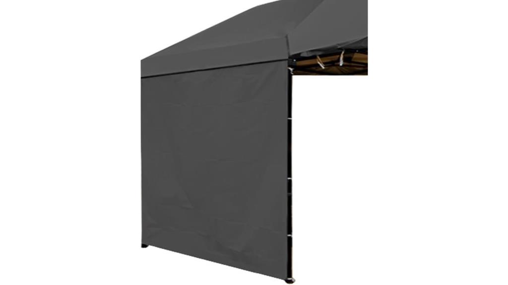 ultralight black canopy sidewalls