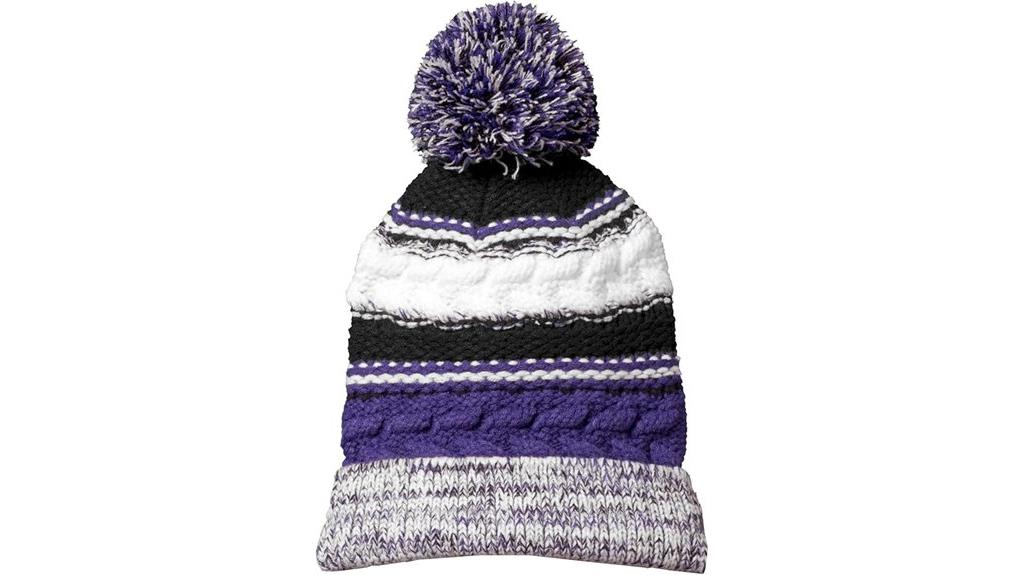 unisex warm pom beanie