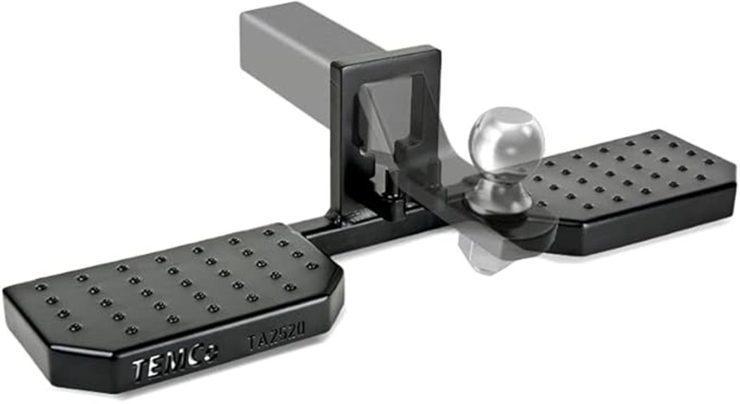 universal trailer hitch step