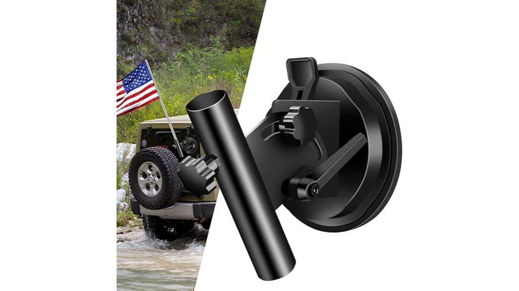 vehicle flag pole mount