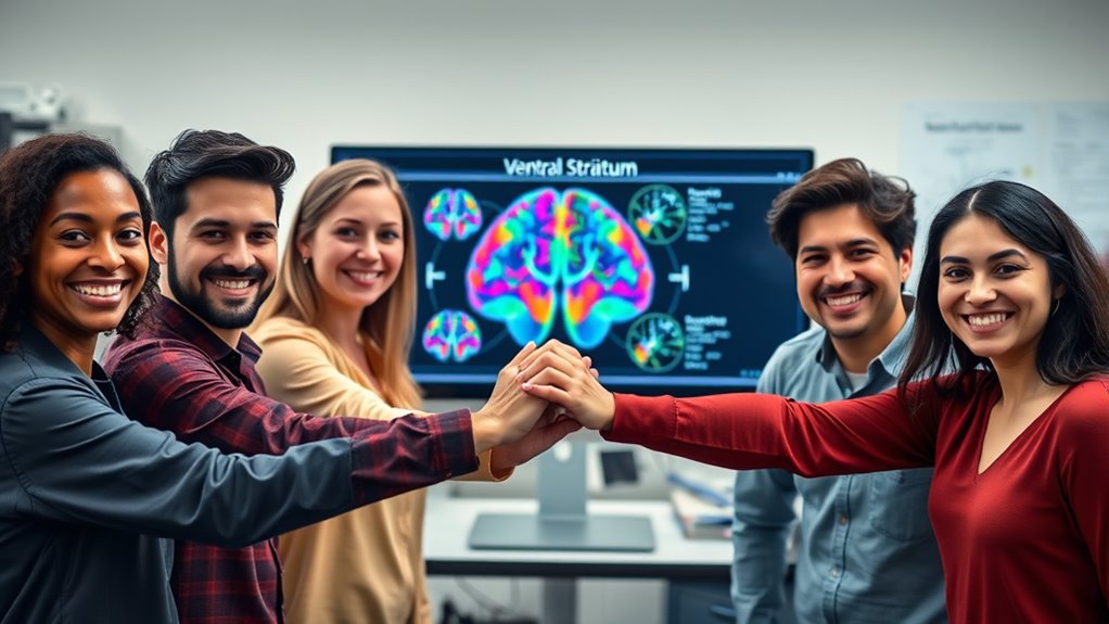 ventral striatum rewards teamwork