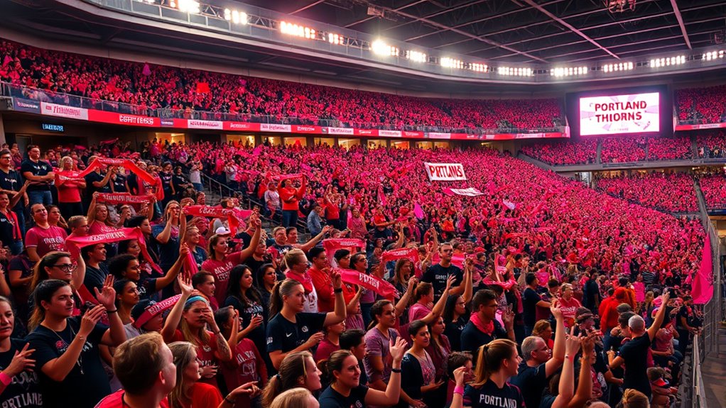 vibrant immersive stadium atmosphere