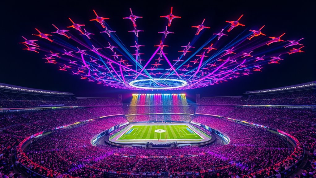 visuals boost crowd engagement