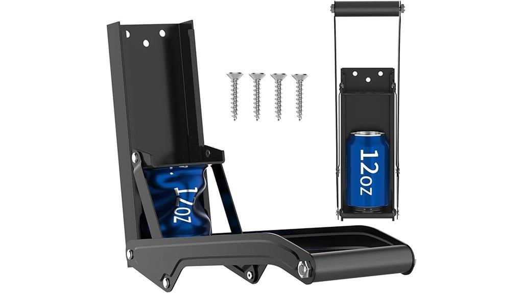 wall mounted can crusher