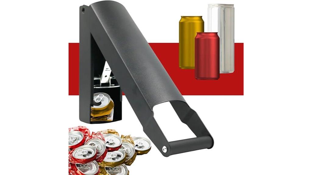 wall mounted can crusher