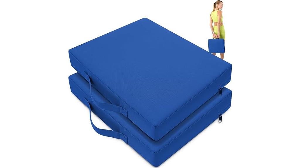 water resistant stadium cushion set