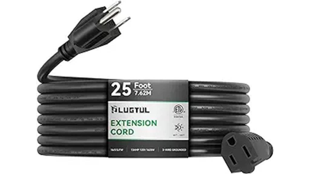 waterproof 25 foot heavy duty extension