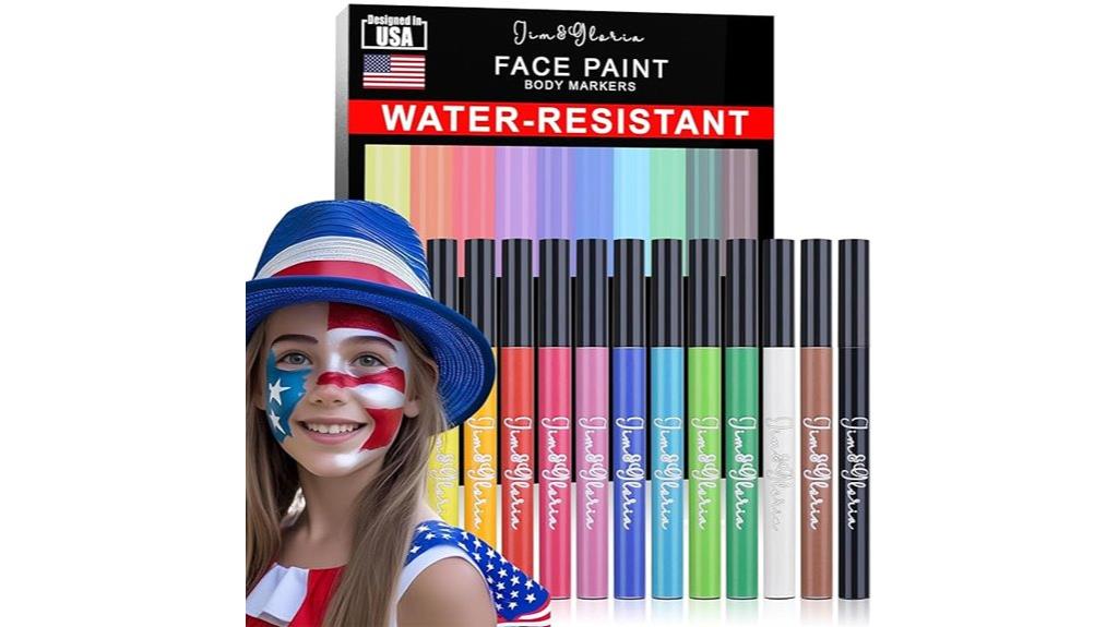 waterproof face paint pen